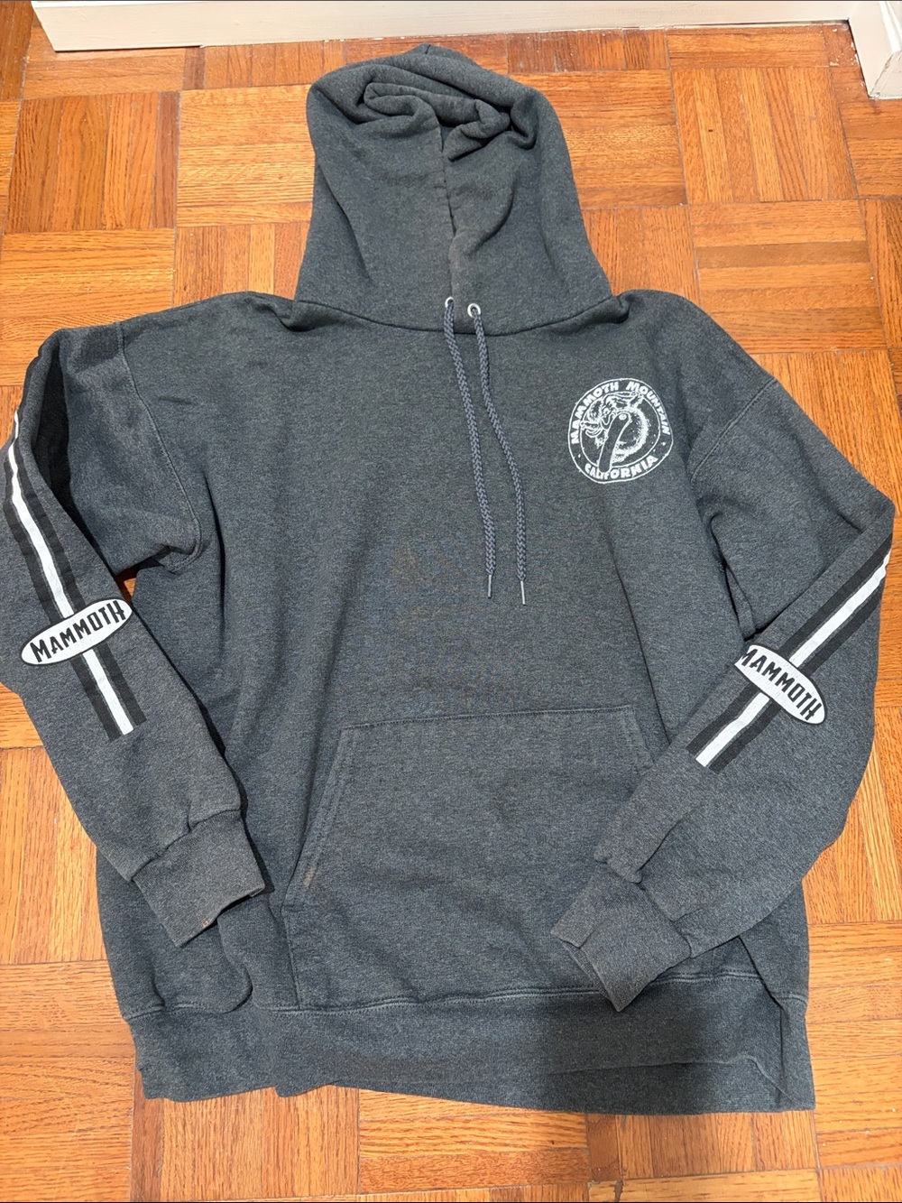 Mammoth California Dark Gray Hooded Sweatshirt